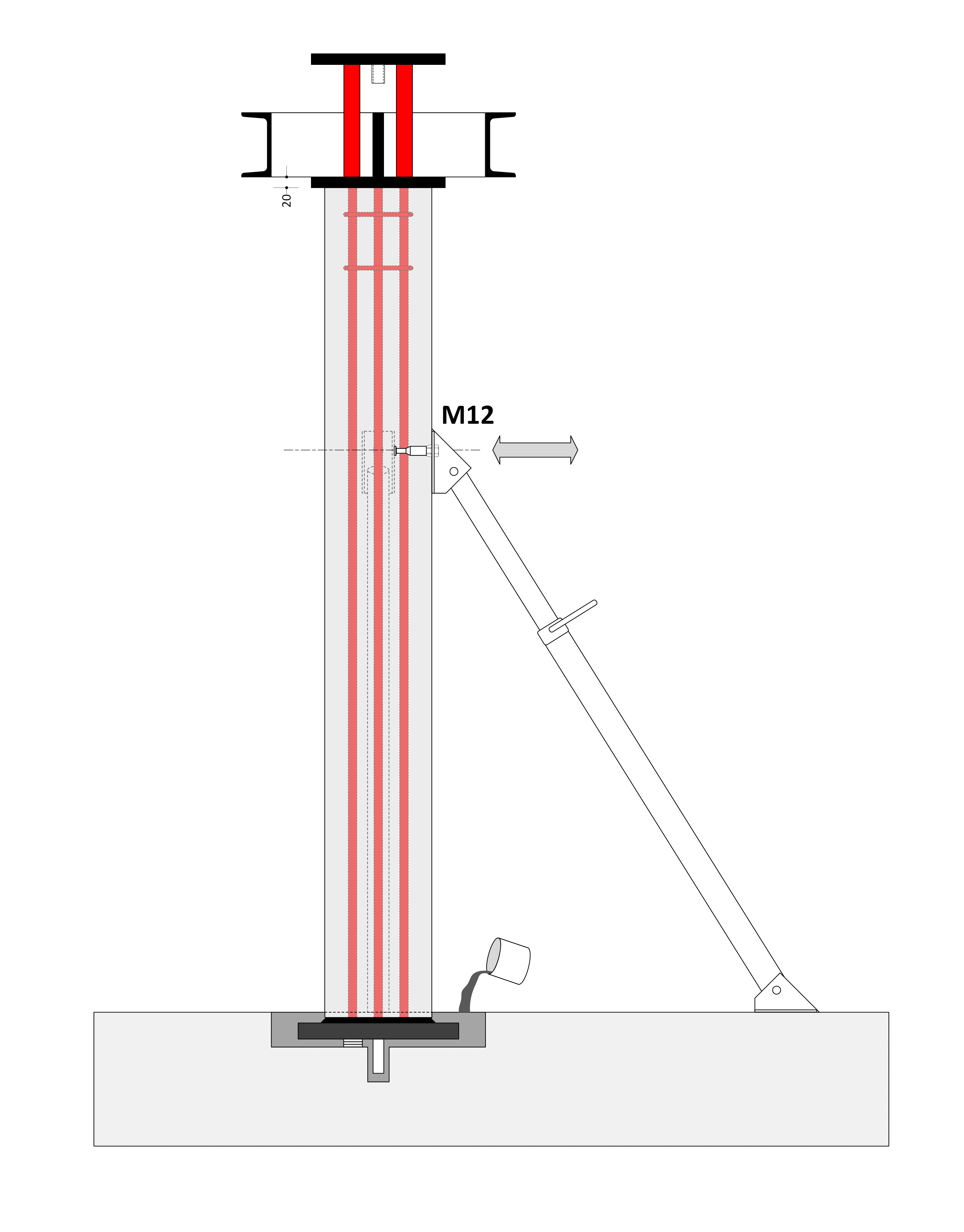 Colonne etais