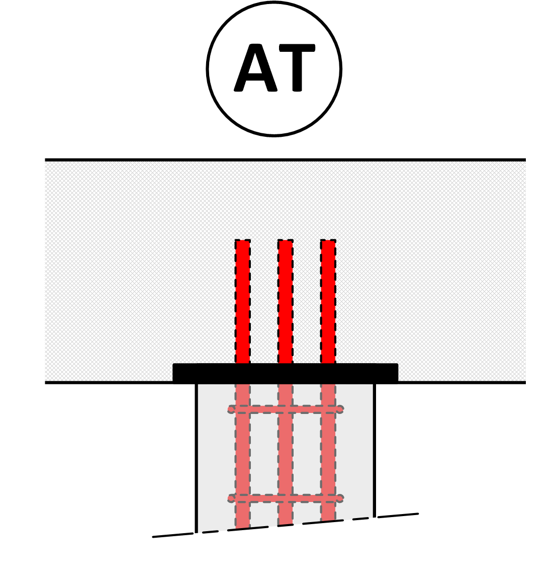 Détails en tête de pilier type AP