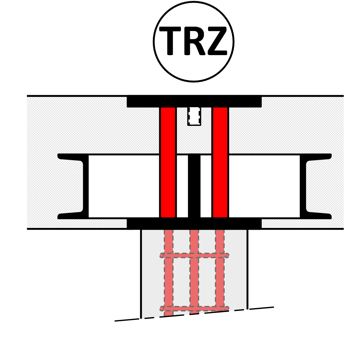 Détail tête de pilier avec tête ZEUS ANCOTECH